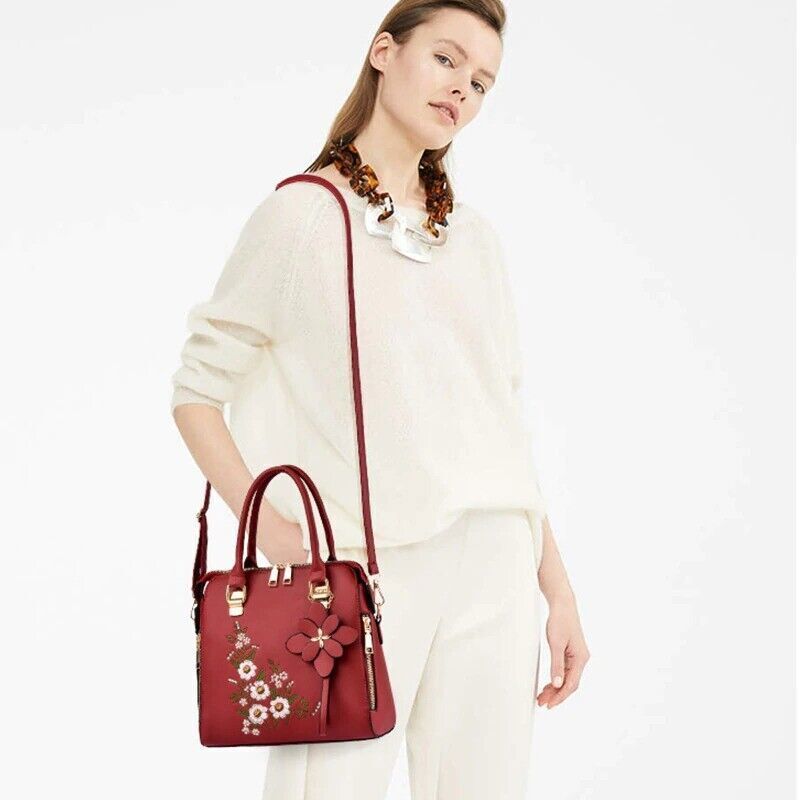 Woman Handbag Ladies Shoulder Bag Female Crossbody Bag Tote Luxury Rich Flower