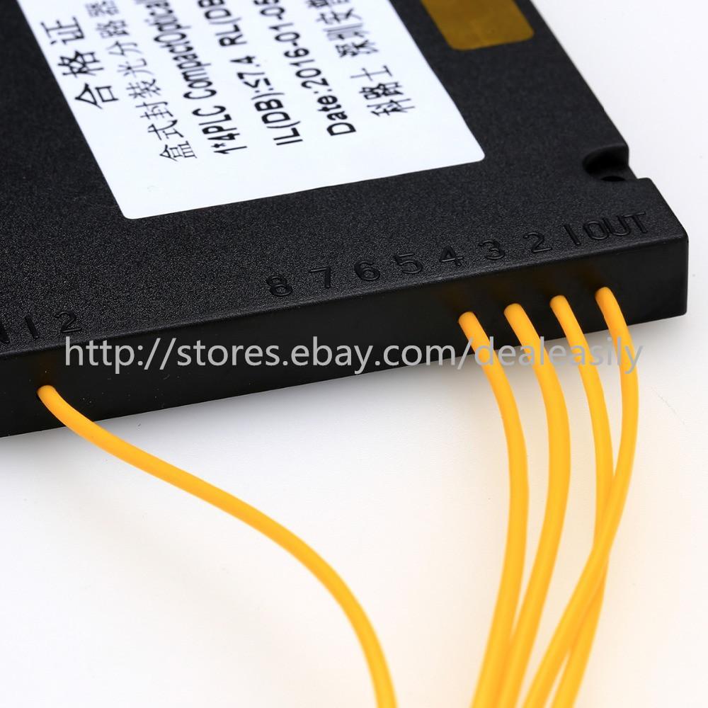 1*4 PLC Fiber Optical Splitter SC Connector Fiber Optic Branching Device Tool