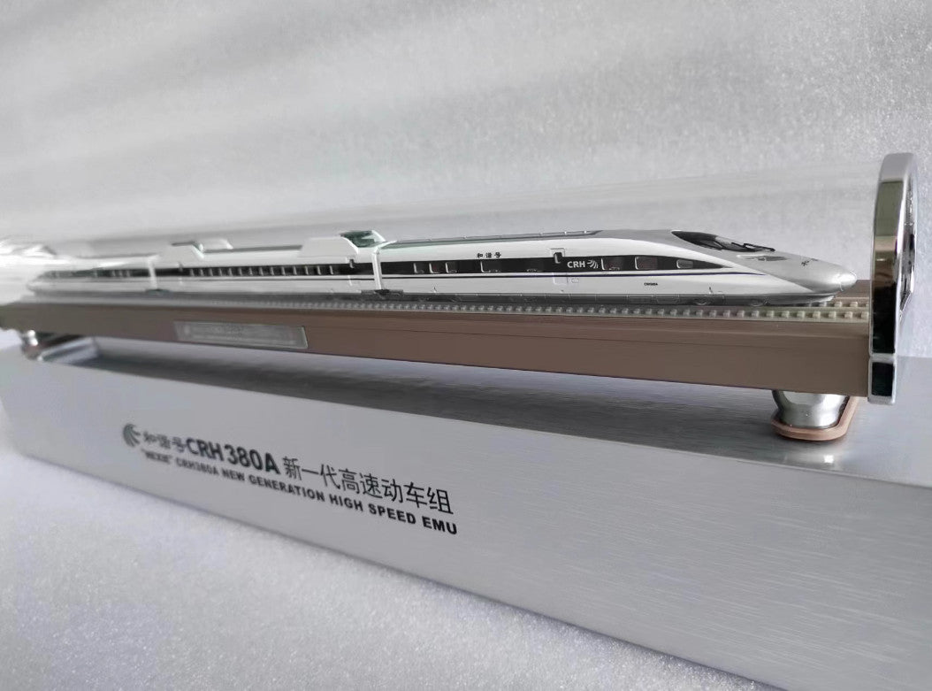 1:87 100CM "HEXIE" CRH380A NEW GENERATION HIGH SPEED EMU Train Diecast Model