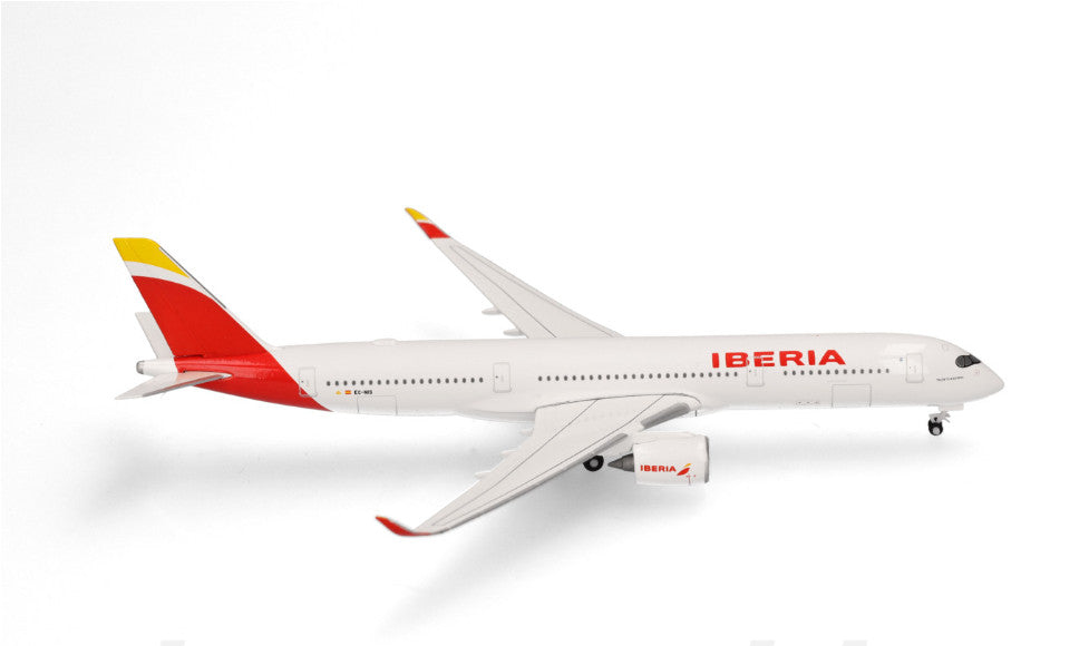 1:500 Herpa Iberia Airbus A350-900 Passenger Airplane Diecast Model