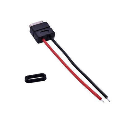 10PCS USB 2.0 Type-C Connector Welding Wire Waterproof Female Socket Charging