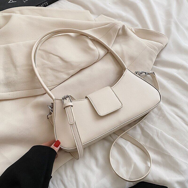PU Leather Crossbody Side Bag Women Fashion Shoulder Handbag Purses