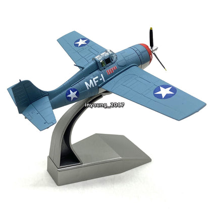 1/72 1937 Grumman F4F Wildcat USA Fighter Model Diecast Military Plane Model