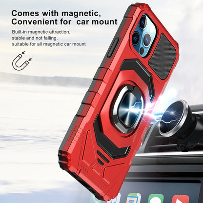 For iPhone 17 Pro Max/16/15 with 360° Rotation Kickstand Phone Case