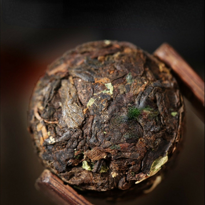 500g Glutinous Rice Fragrance Small Puerh Tea Pu'er Ripe Tea Pressed Black Tea