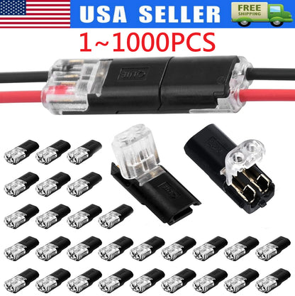 2 Pin Waterproof Electrical Connector Car Automotive Wire Plug Terminal LOT