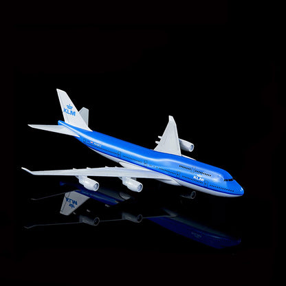 16cm Dutch Airlines KLM B747 Airplane Model 1:400 Alloy Diecast Plane Ornaments