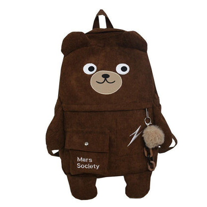 Backpacks Cute Multi-pockets School Bags Large 30*13*43 CM Polyester 20-35 L 1PC