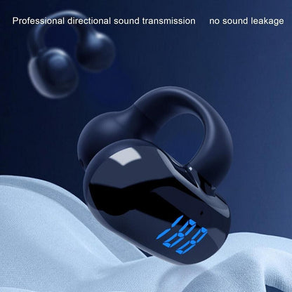 Bluetooth 5.3 Wireless Earbuds Ear Clip Bone Conduction Headphones Sport Headset