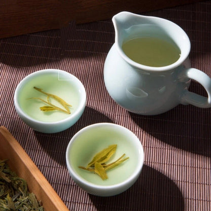 500g XI HU Brand Yu Qian Top Grade Nong Xiang Long Jing Dragon Well Green Tea