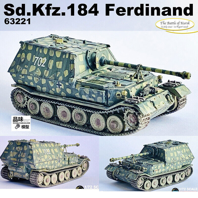 Dragon 1/72 German Sd.Kfz.184 Ferdinand Anti-tank Destroyer Kursk Model 63221