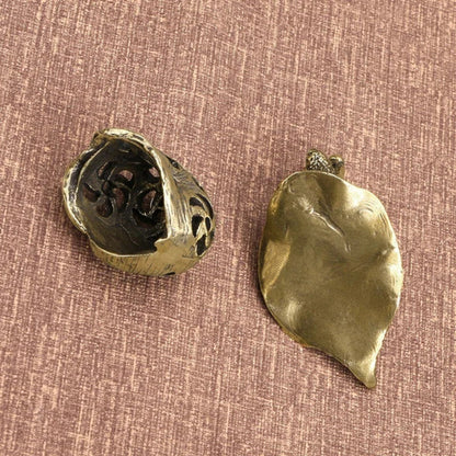 Pure Copper Mini Snail Small Ornament Desk Decoration Tea Pet Incense Holder