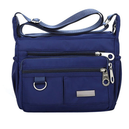 Shoulder Bags Waterproof Nylon Handbag Purse Messenger Crossbody Bag 25*9*19 CM