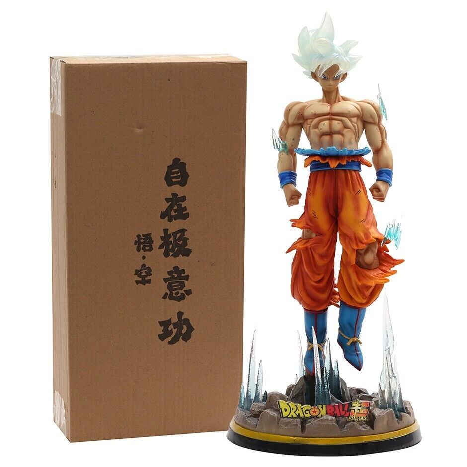 Dragon Ball SUPER Son Goku Ultra Instinct PVC Actionfigur Statue mit Licht-