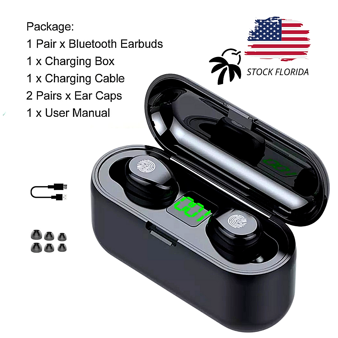 Audifonos Bluetooth 5.0 Inalambricos Auriculares Para Telefonos Celular Tablet