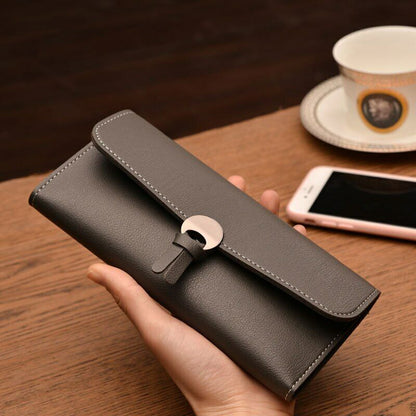 Women Leather Wallet Rfid Design Lady Party Clutch Bag Fashion Long Purse Gifts