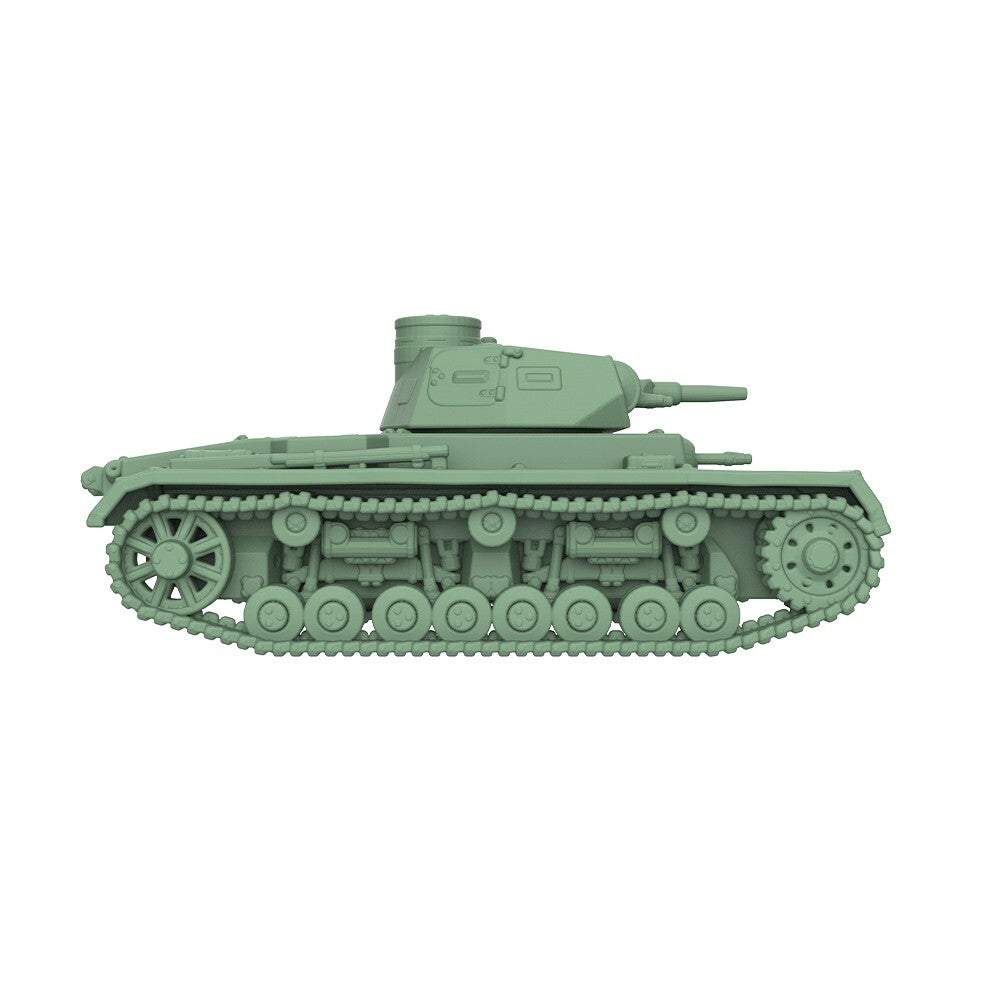 SSMODEL SS200940 1/200 Military Model Kit German Panzer III.B Medium Tank