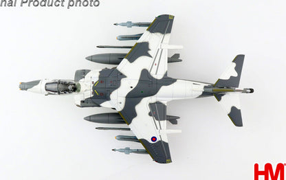 1/72 British Harrier Alloy Harrier Gr.7 Snow Eagle Training Fighter Model