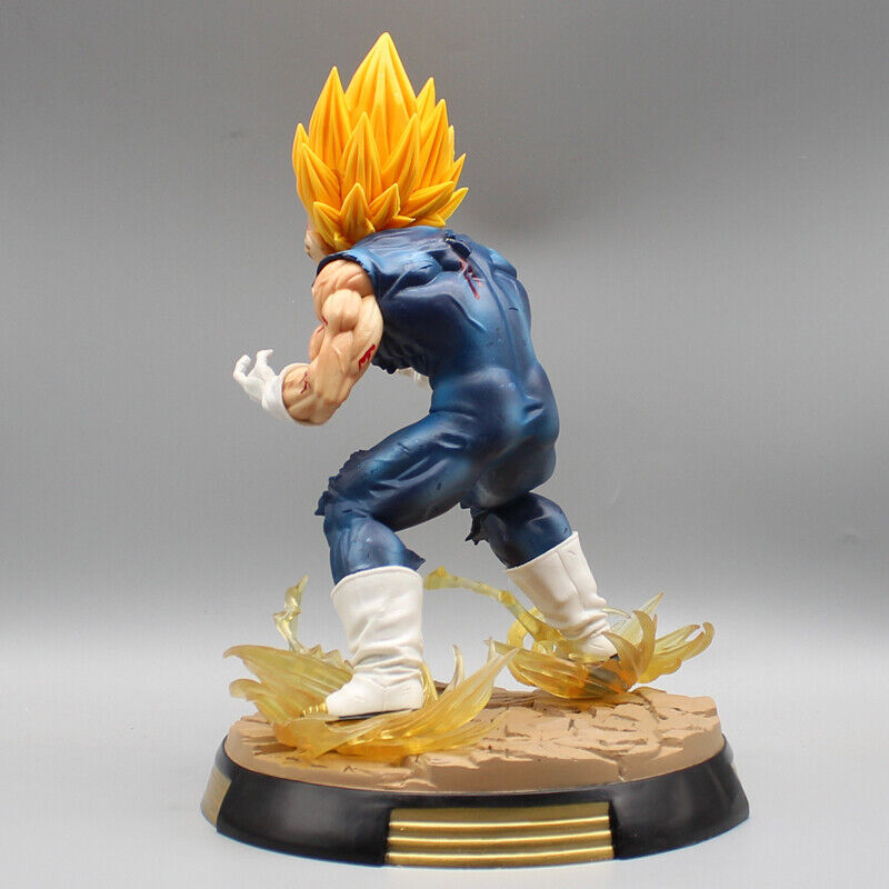 Anime Dragon Ball Z Super Saiyan Majin Vegeta PVC Figure Statue New No Box 27cm