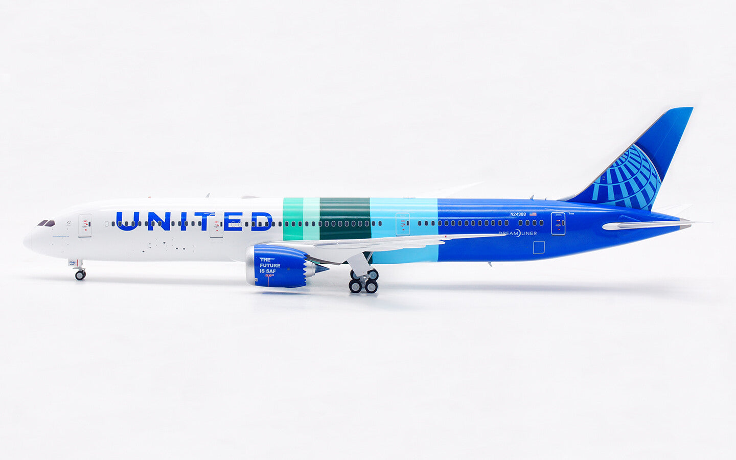 1:200 32CM InFlight UNITED BOEING 787-9 Passenger Plane Diecast Aircraft Model