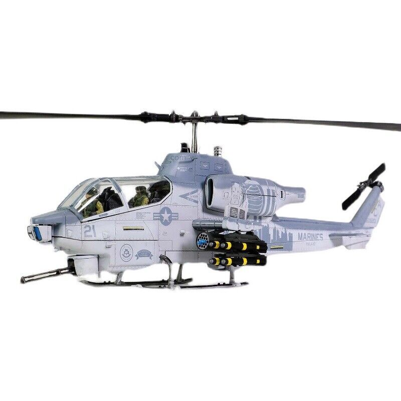 1:48 FOV US Marine AH-1W Light Attack Helicopter Afghanista Diecast Plane Model