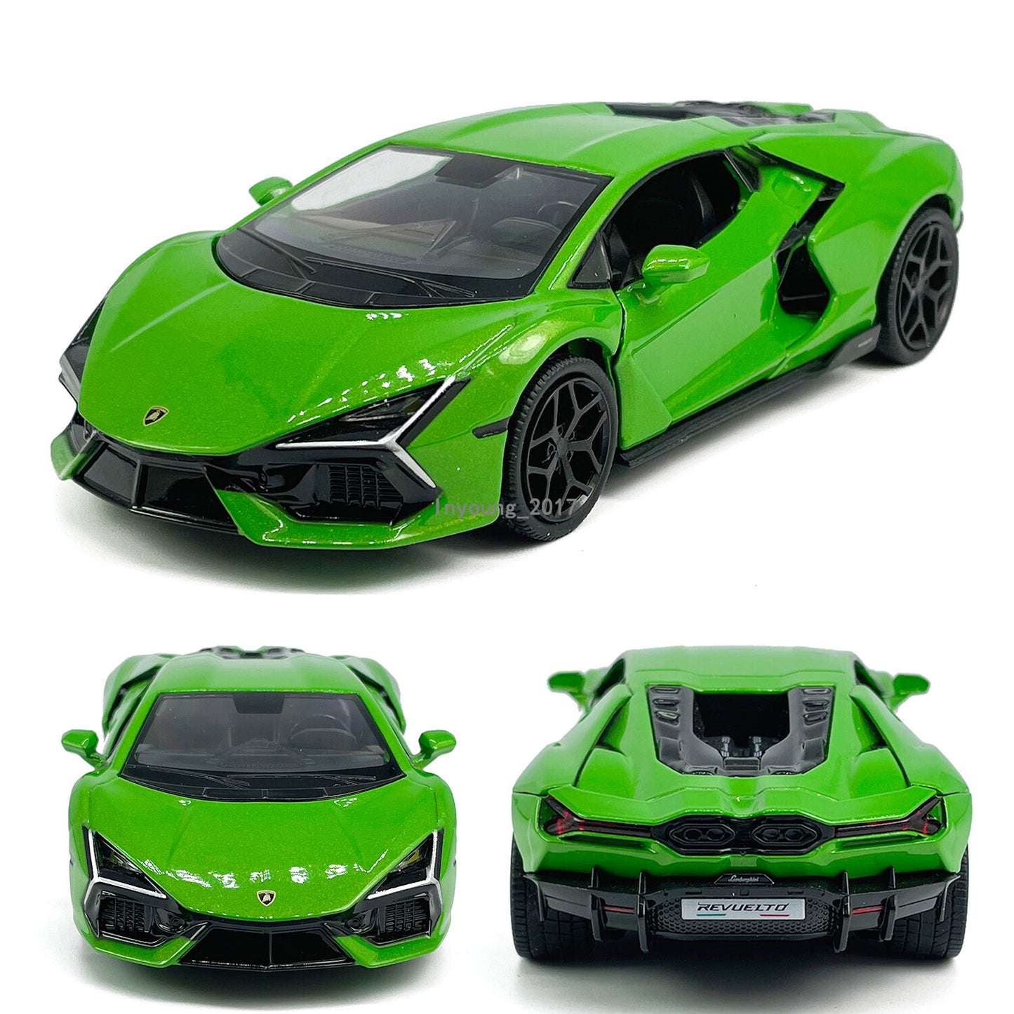 1:32 Lamborghini Revuelto Model Toy Car Diecast Toy Vehicle for Boys Kids Green