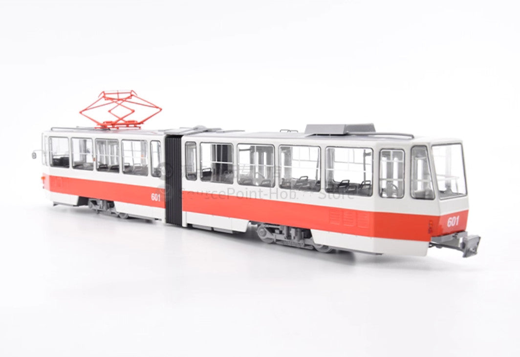 1:43 SSM Czech TATRA-KT4 TATRA ARTICUL ATED TRAMS Passenger Car Diecast Model