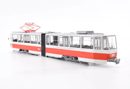 1:43 SSM Czech TATRA-KT4 TATRA ARTICUL ATED TRAMS Passenger Car Diecast Model