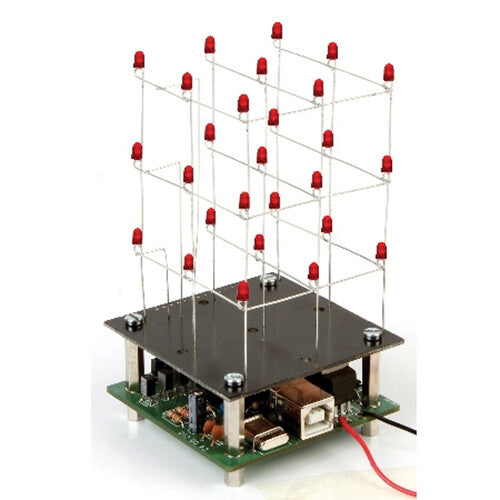 Velleman MK193 3D LED Cube 3 x 3 x 3 Soldering Practice Kit
