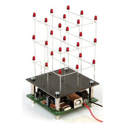 Velleman MK193 3D LED Cube 3 x 3 x 3 Soldering Practice Kit