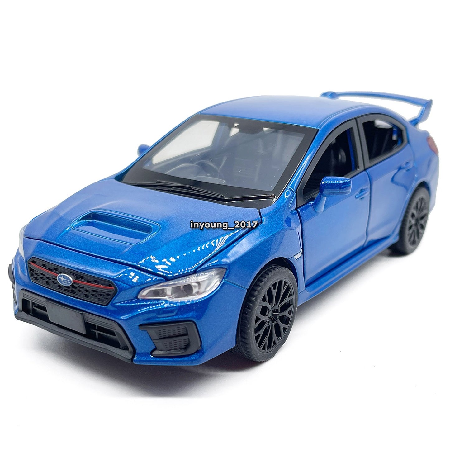 1/30 Subaru WRX STI Model Toy Car Diecast Toy Vehicle Boys Toys Kids Gifts Blue