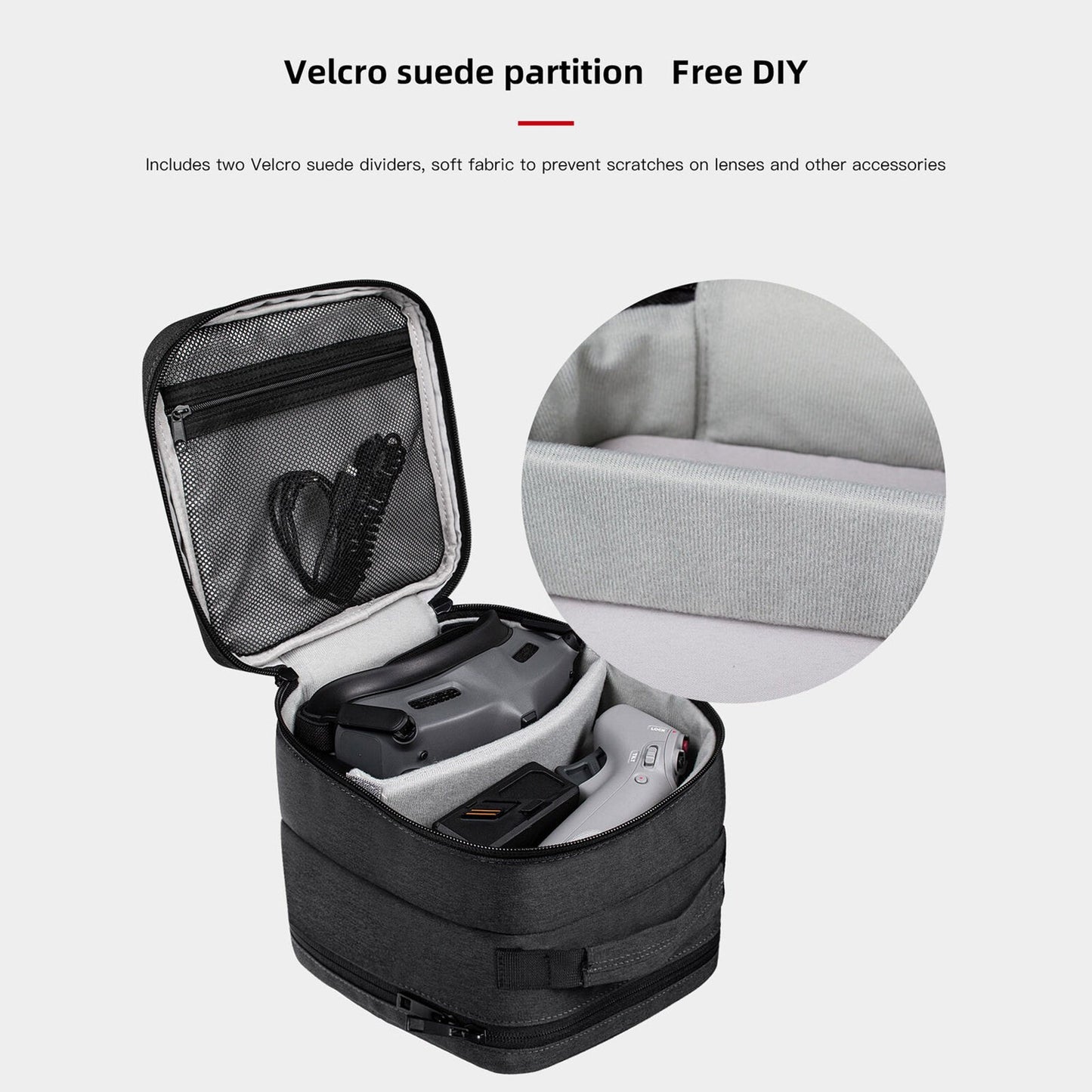 Mini Storage Bag Two magic clapboards For DJI Avata Drone Goggles 2 Accessories