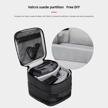 Mini Storage Bag Two magic clapboards For DJI Avata Drone Goggles 2 Accessories