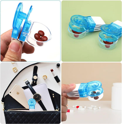 1-100Pcs Portable Pill Taker Anti Pollution Medicine Popper Tablet Dispenser