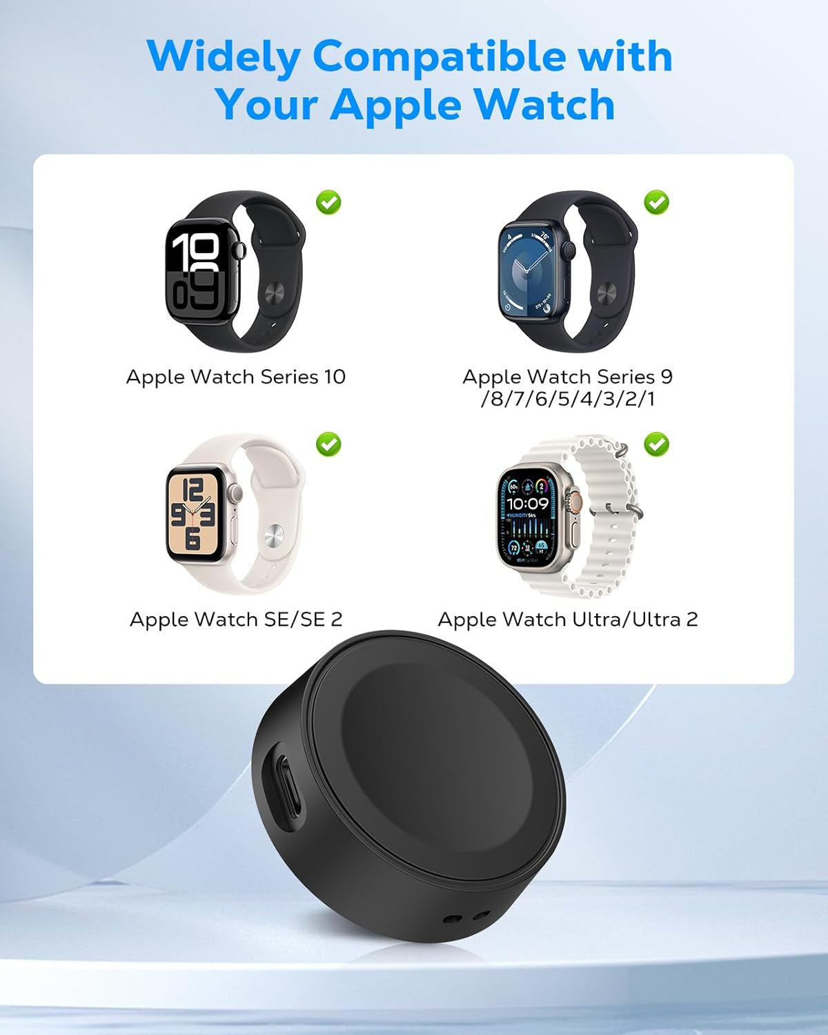 Portable Charger for Apple Watch, Magnetic Charger Adapter for Iwatch Series 11