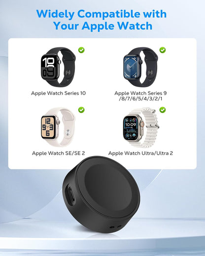 Portable Charger for Apple Watch, Magnetic Charger Adapter for Iwatch Series 11