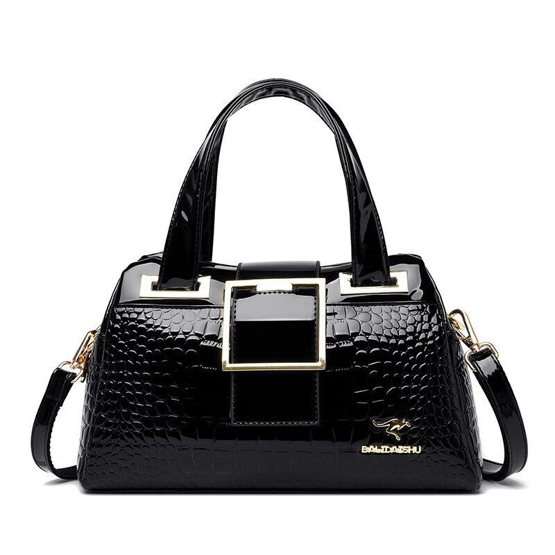 Handbag Crossbody Bags Women Crocodile Pattern Leather Shoulder Bags Casual Bags