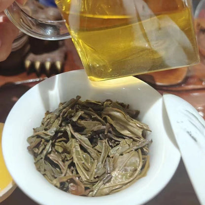 357g Yunnan Sheng Puerh Tea 2023 Double Eight Raw Pu-erh Tea Cake Pu'er Cake Tea