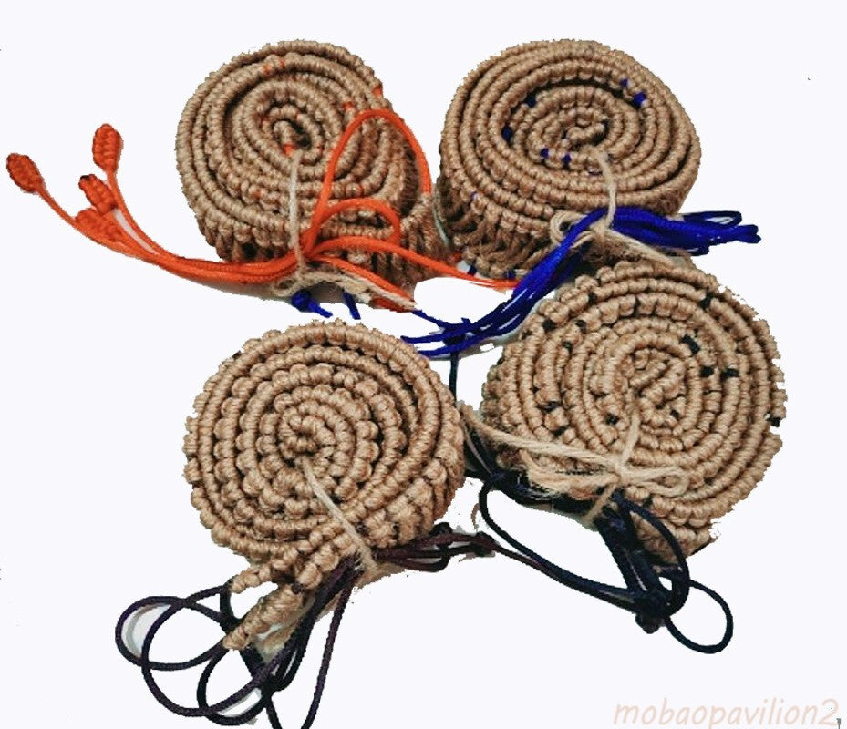 1PCS Handpan Rattan Woven Protective Cover Woven Hemp Rope Hand Dish Handicrafts