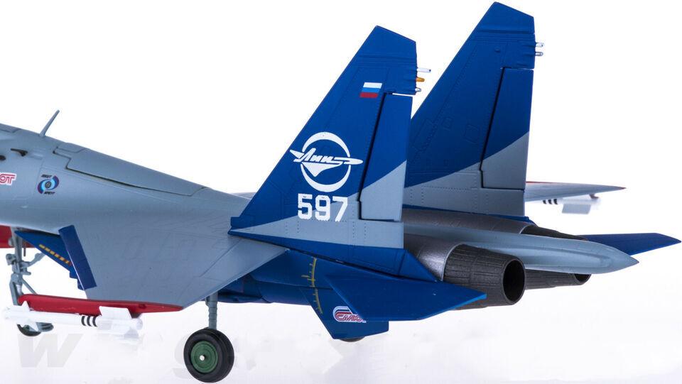 1:72 JC Wings Gromov Flight Research Institute Sukhoi Su30 Fighter Diecast Model