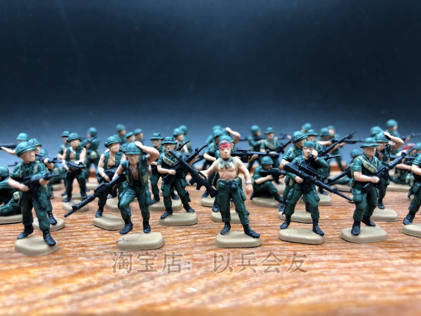 1/72 50Pcs US Special Forces Soldier Model Vietnam War