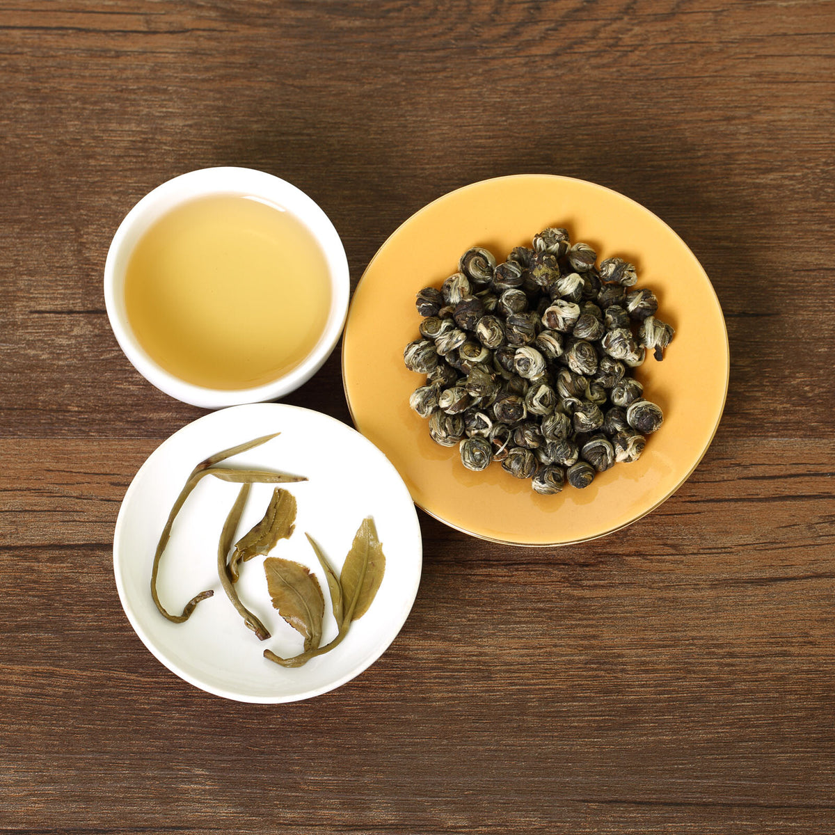 GOARTEA 100g Nonpareil Supreme Jasmine Dragon Pearl Green Tea Jasmine Green Tea-