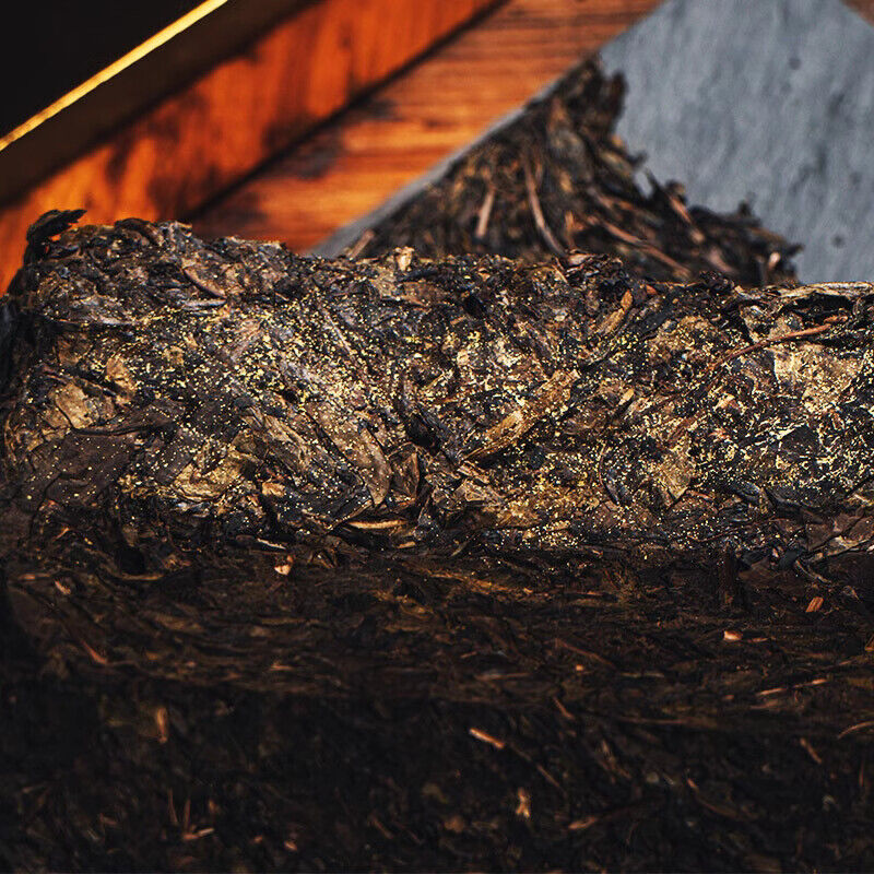 Black brick tea Anhua Baishaxi slimming black tea 400g black tea-