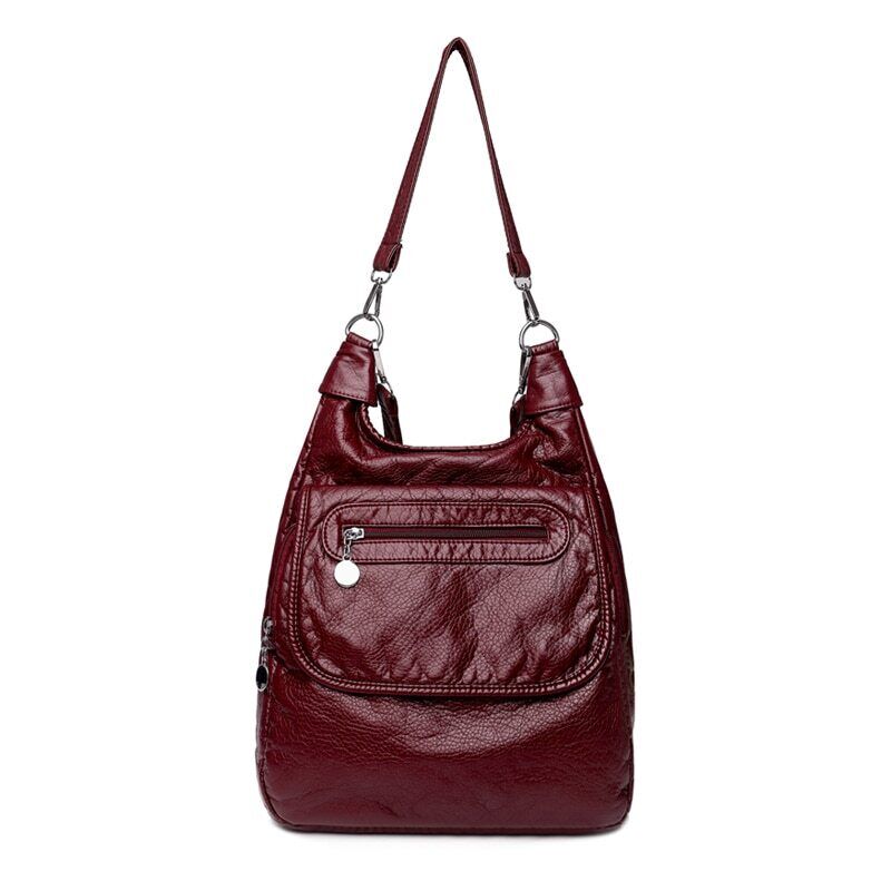 PU Leather Women's Backpack Shoulder Bags Ladies Travel Bag Pack