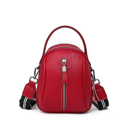 Genuine Leather Handbag High Quality Cowhide Shoulder Messenger Small Totes Bags