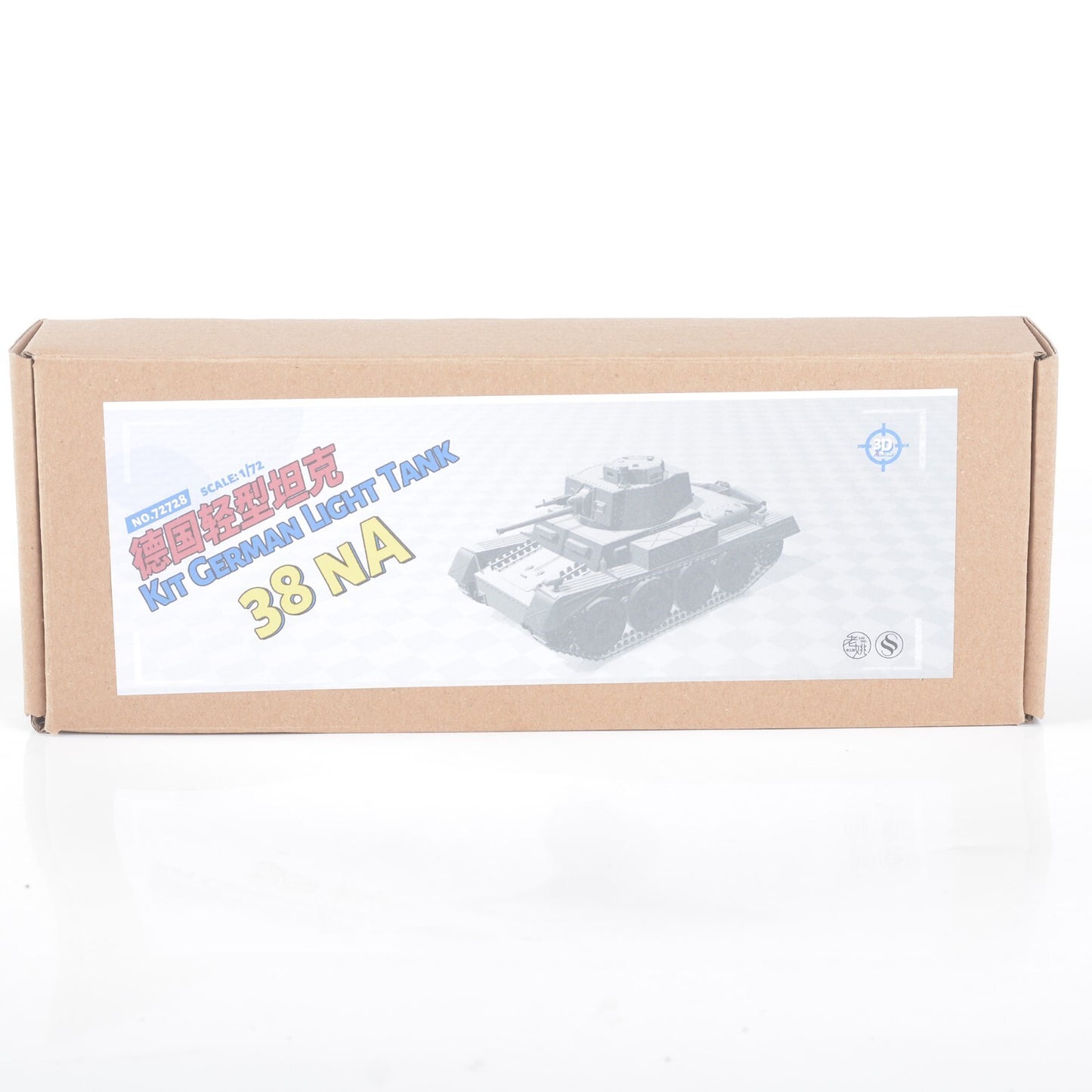 SSMODEL SS72728 1/72 25mm Military Model Kit German 38 nA Light Tank
