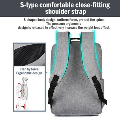 Laptop Backpack USB Book School Bag Rucksack Anti Theft Men Travel Backpack Gift
