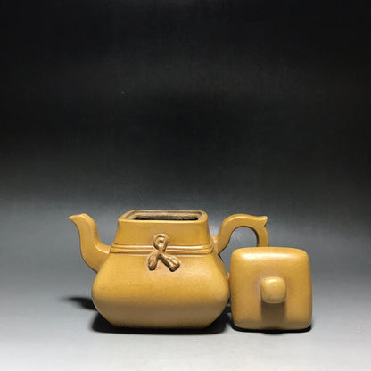 Chinese Yixing Zisha Clay Handmade Exquisite Teapot（八方壶 底款：陈鸣远）