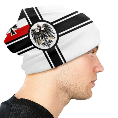 German Empire DK Reich War Flag Beanie Caps Unisex Hats Germany Patriotic Bonnet