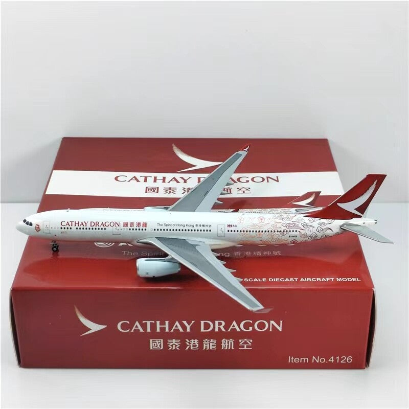 1:400 JC Wings CATHAY DRAGON AIRBUS A330-300 Airplane Diecast Aircraft Model